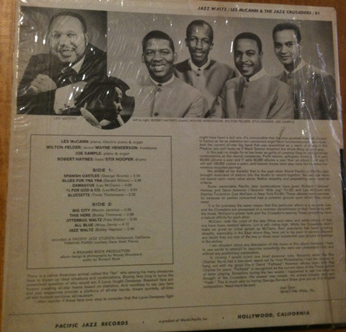 Les McCann & The Crusaders - Jazz Waltz | Pacific Jazz (ST 81) - 2 Les McCann & The Crusaders - Jazz Waltz | Pacific Jazz (ST 81) - 2