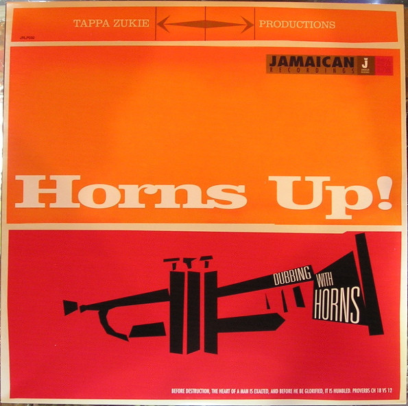 Tapper Zukie - Horns Up "Dubbing With Horns" | Jamaican Recordings (JRLP032) - main Tapper Zukie - Horns Up "Dubbing With Horns" | Jamaican Recordings (JRLP032) - main