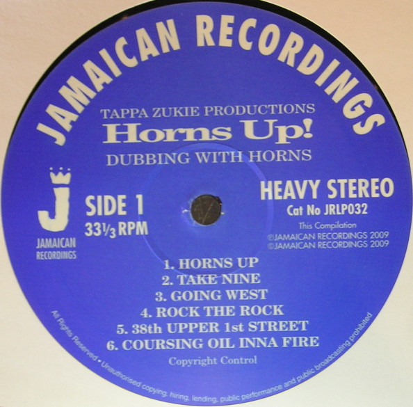 Tapper Zukie - Horns Up "Dubbing With Horns" | Jamaican Recordings (JRLP032) - 3 Tapper Zukie - Horns Up "Dubbing With Horns" | Jamaican Recordings (JRLP032) - 3