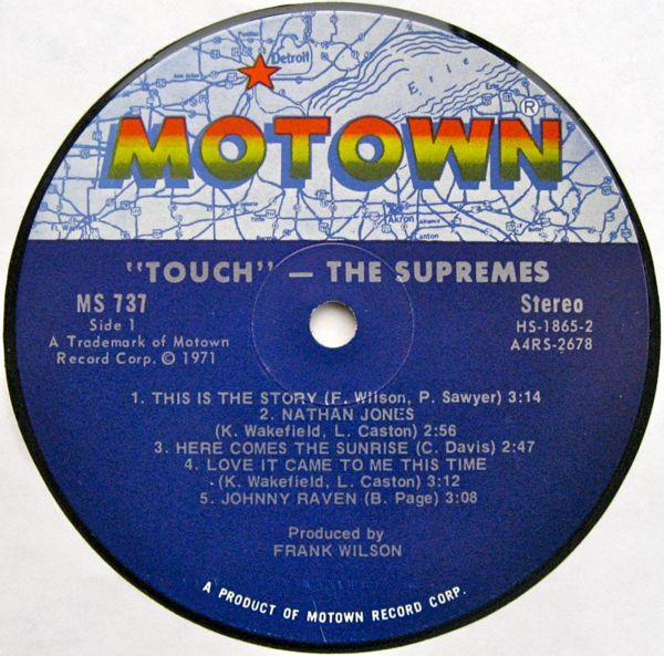 The Supremes - Touch | Motown (MS-737) - 3 The Supremes - Touch | Motown (MS-737) - 3