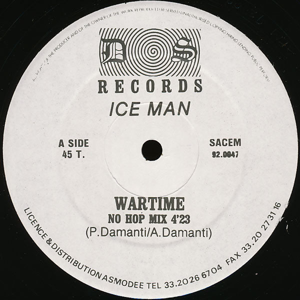 Ice Man - Wartime | DS Records (92.0047) - 3