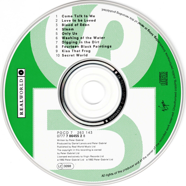 Peter Gabriel - Us | Real World Records (PGCD 7) - 3