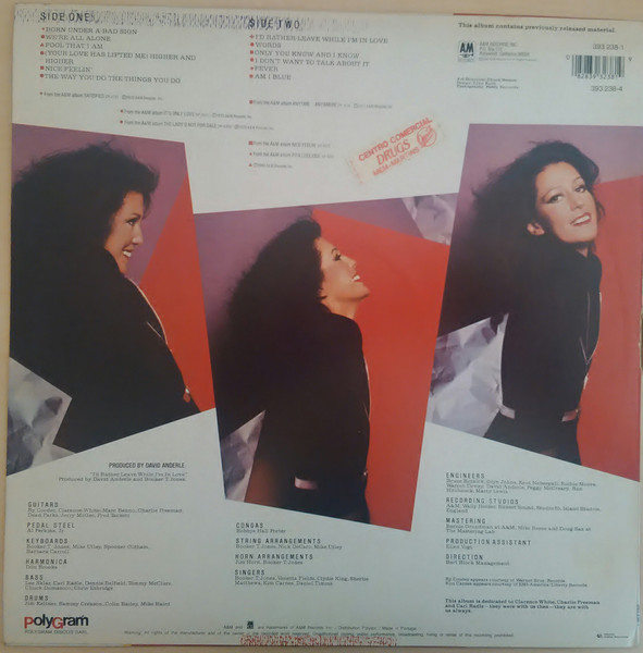 Rita Coolidge - Greatest Hits | A&M Records (393 238-1) - 2