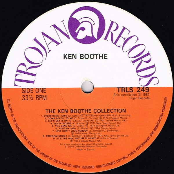 Ken Boothe - The Ken Boothe Collection (Eighteen Classic Songs) | Trojan Records (TRLS 249) - 3 Ken Boothe - The Ken Boothe Collection (Eighteen Classic Songs) | Trojan Records (TRLS 249) - 3