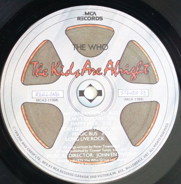 The Who - The Kids Are Alright | MCA Records (MCA2-11005) - 3 The Who - The Kids Are Alright | MCA Records (MCA2-11005) - 3
