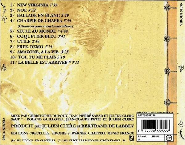 Julien Clerc - Utile | Virgin (31095) - 2