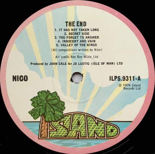 Nico - The End... | Island Records (ILPS 9311) - 3