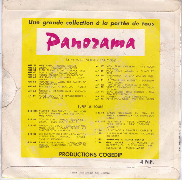 Katia Valère Et Les Scarlet - Petit Papa Noël | Panorama (1239) - 2