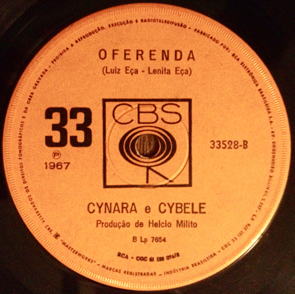 Cynara E Cybele - Carolina | CBS (33528) - 2