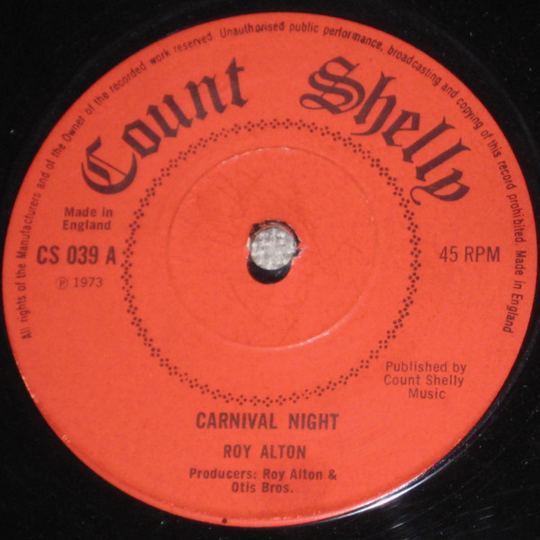 Roy Alton - Carnival Night | Count Shelly (CS 039) - main
