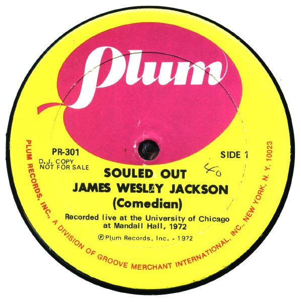 James Wesley Jackson - Souled Out | Plum Records (PR-301) - 3
