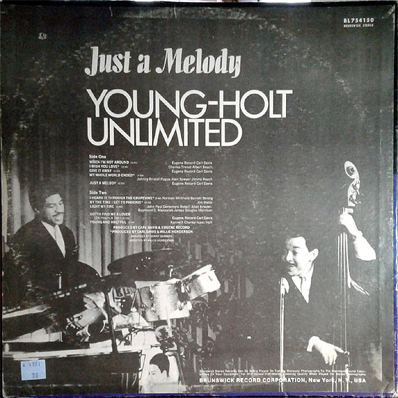 Young Holt Unlimited - Just A Melody [Vinyl] | Brunswick (BL 754150) - 2
