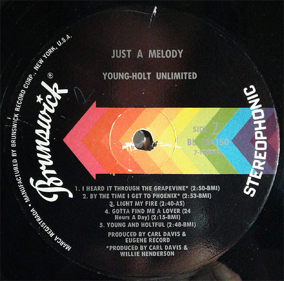 Young Holt Unlimited - Just A Melody [Vinyl] | Brunswick (BL 754150) - 4
