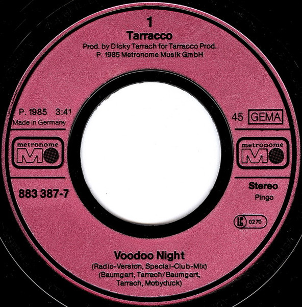 Tarracco - Voodoo Night | Metronome (883 387-7) - 3