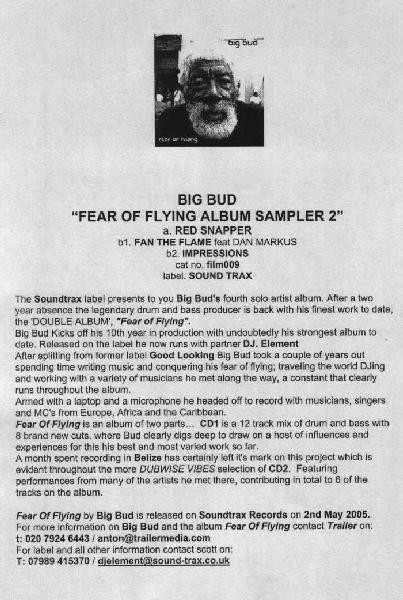 Fear Of Flying (Album Sampler No.2)