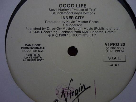 Inner City / Neneh Cherry - Good Life / Buffalo Stance | Virgin (VI PRO 30)