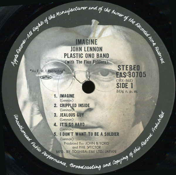 John Lennon - Imagine | Apple Records (EAS-80705) - 2