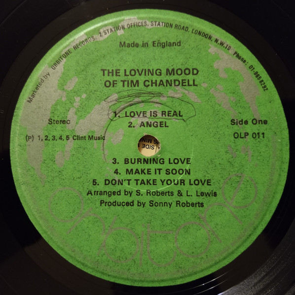 Tim Chandell - The Loving Moods Of Tim Chandell | Orbitone Records (OLP 011) - 3