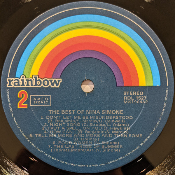 Nina Simone - The Best Of Nina Simone | Philips (RDL 1527) - 4 Nina Simone - The Best Of Nina Simone | Philips (RDL 1527) - 4