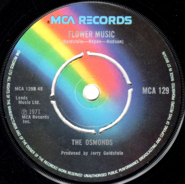 The Osmonds - I Can't Stop | MCA Records (MCA 129) - 2