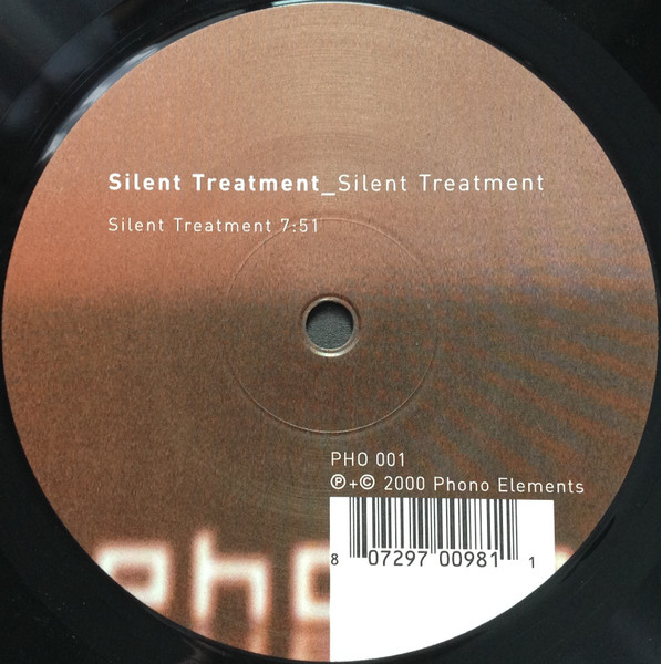 Silent Treatment - Silent Treatment | Phono Elements (PHO 001) - 2