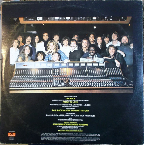 Family Of Love - The Bible | Polydor (PD-2-9301) - 2