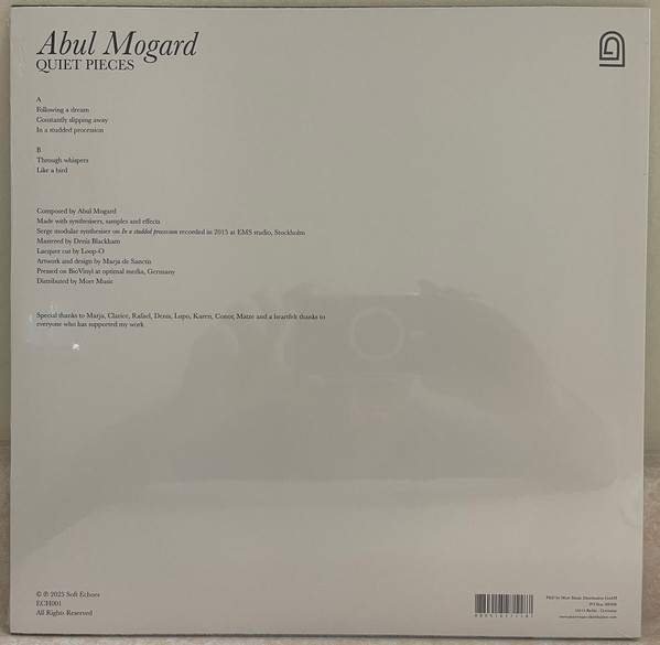 Abul Mogard - Quiet Pieces | Soft Echoes (ECH001) - 2