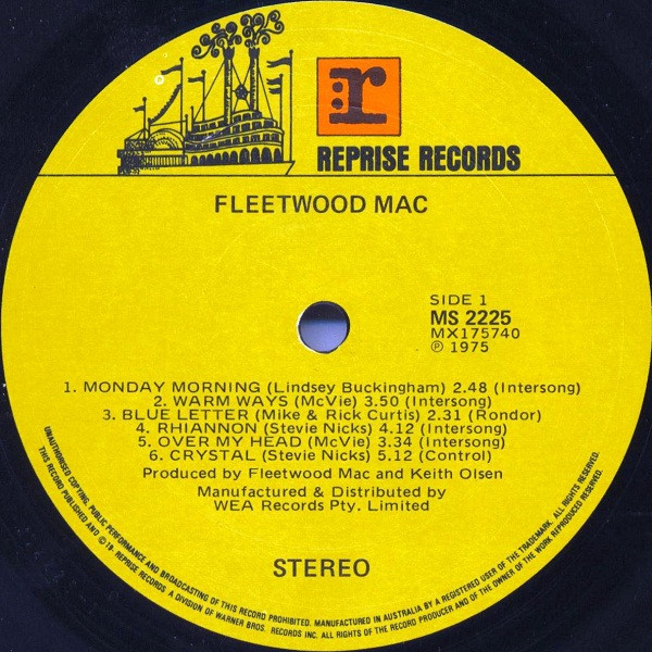 Fleetwood Mac - Fleetwood Mac | Reprise Records (MS 2225) - 2 Fleetwood Mac - Fleetwood Mac | Reprise Records (MS 2225) - 2