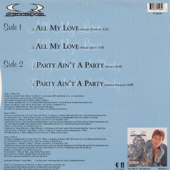 Queen Pen - All My Love | Interscope Records (INT-95584) - 2