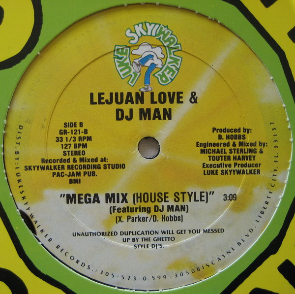 Le Juan Love & DJ Man - Jockin' Robin / Mega Mix | Luke Skyywalker Records (GR-121) - 2
