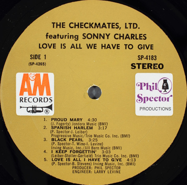 The Checkmates Ltd. - Love Is All We Have To Give | A&M Records (SP 4183) - 3 The Checkmates Ltd. - Love Is All We Have To Give | A&M Records (SP 4183) - 3