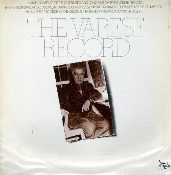 Edgard Varèse - The Varese Record | Finnadar Records (SR 9018) - main