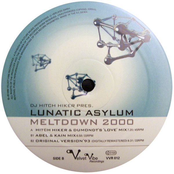 DJ Hitch Hiker Pres. Lunatic Asylum - Meltdown 2000 | Velvet Vibe Recordings (VVR 012) - 4