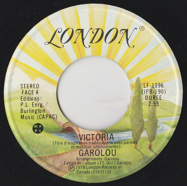 Garolou - Victoria (7") [Vinyl] | London Records (LF-1096) - main
