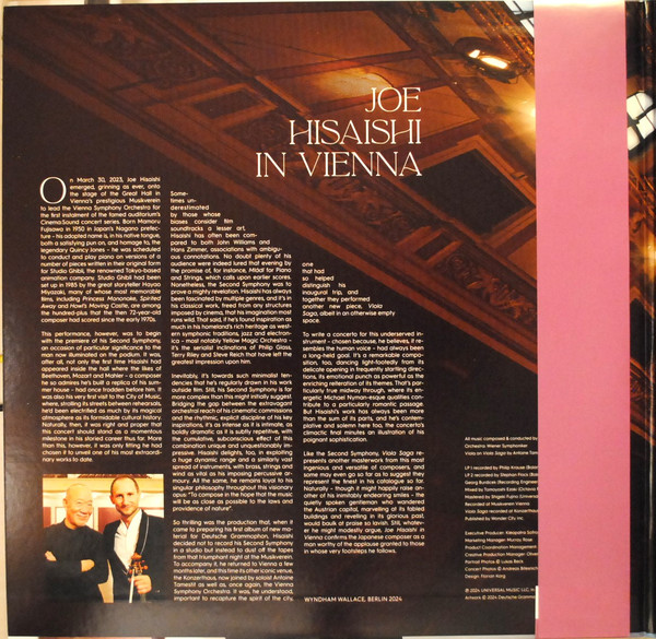 Joe Hisaishi - Joe Hisaishi In Vienna | Deutsche Grammophon (UMJK-9131/2) - 3