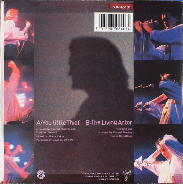 Feargal Sharkey - You Little Thief | Virgin (VIN 45181) - 2