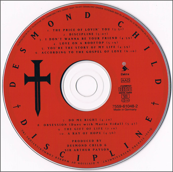 Desmond Child - Discipline | Elektra (7559-61048-2) - 3