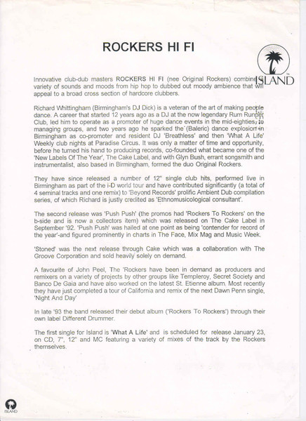 Original Rockers - What A Life! | 4th & Broadway (12 BRWDJ 309) - 2