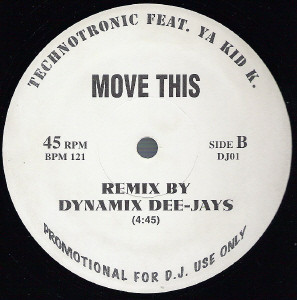 Snap! / Technotronic Featuring Ya Kid K - Rhythm Is A Dancer / Move This | Not On Label (DJ01) - 2 Snap! / Technotronic Featuring Ya Kid K - Rhythm Is A Dancer / Move This | Not On Label (DJ01) - 2