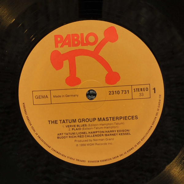 Art Tatum / Lionel Hampton / Harry Edison / Buddy Rich / Red Callender / Barney Kessel - The Tatum Group Masterpieces | Pablo Records (2310-731) - 3 Art Tatum / Lionel Hampton / Harry Edison / Buddy Rich / Red Callender / Barney Kessel - The Tatum Group Masterpieces | Pablo Records (2310-731) - 3