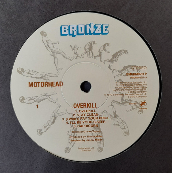 Motörhead - Overkill | Bronze (BMGRM022LP) - 3