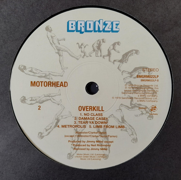 Motörhead - Overkill | Bronze (BMGRM022LP) - 4