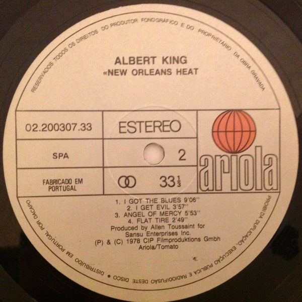 Albert King - New Orleans Heat | Ariola (02.200307.33) - 4 Albert King - New Orleans Heat | Ariola (02.200307.33) - 4