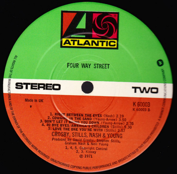 Crosby, Stills, Nash & Young - 4 Way Street | Atlantic (K 60003) - 3 Crosby, Stills, Nash & Young - 4 Way Street | Atlantic (K 60003) - 3
