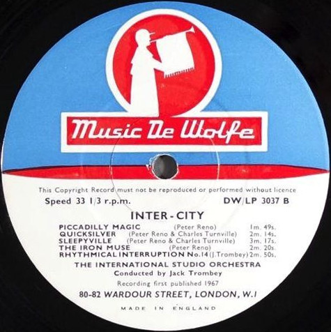 The International Studio Orchestra - Inter City | Music De Wolfe (DW/LP 3037) - 4