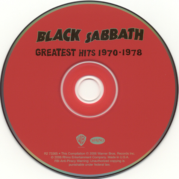 Black Sabbath - Greatest Hits 1970-1978 | Warner Bros. Records (R2 73365) - 3 Black Sabbath - Greatest Hits 1970-1978 | Warner Bros. Records (R2 73365) - 3