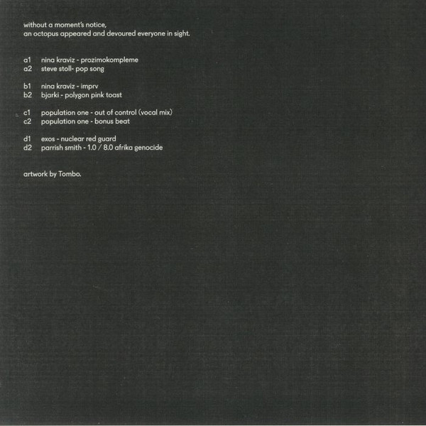 Various - Вдруг Появился Осьминог И Всех Съел И Раздумывать Не Стал = Without A Moment's Notice, An Octopus Appeared And Devoured Everyone In Sight | трип (TRP001) - 2 Various - Вдруг Появился Осьминог И Всех Съел И Раздумывать Не Стал = Without A Moment's Notice, An Octopus Appeared And Devoured Everyone In Sight | трип (TRP001) - 2
