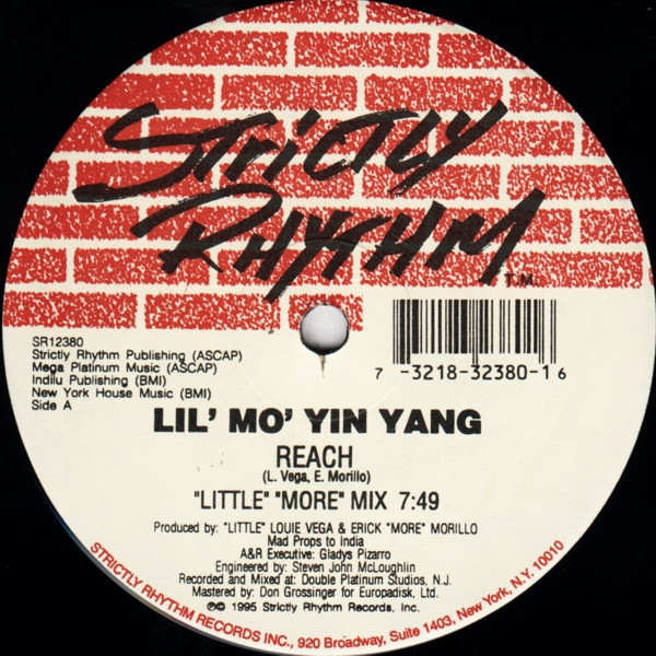 Lil Mo' Yin Yang - Reach | Strictly Rhythm (SR12380)
