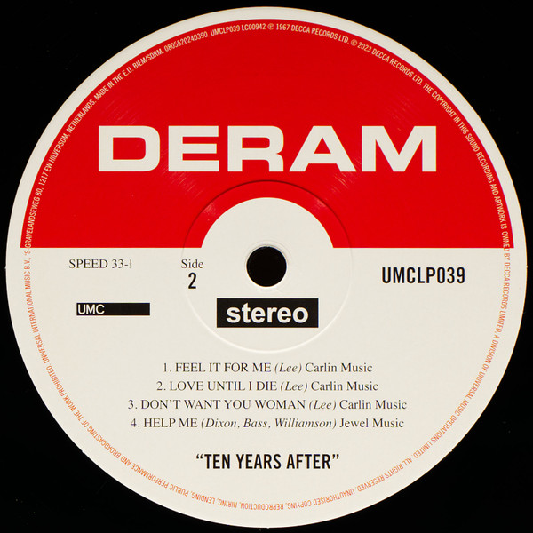 Ten Years After - Ten Years After | Deram (UMCLP039) - 4