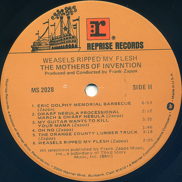 The Mothers - Weasels Ripped My Flesh | Reprise Records (MS 2028) - 4 The Mothers - Weasels Ripped My Flesh | Reprise Records (MS 2028) - 4